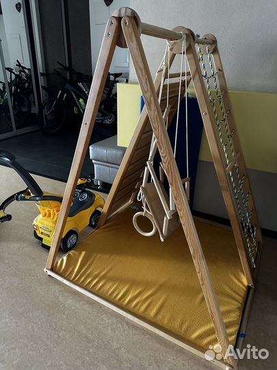 Деревянный игровой комплекс