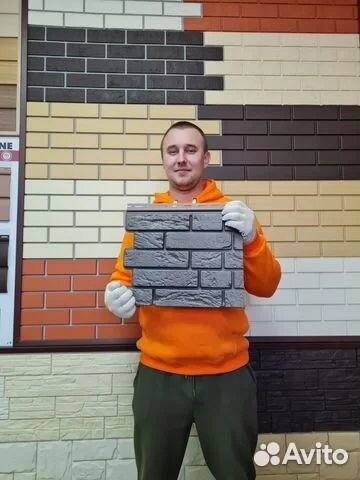 Панель фасадная - Уголь