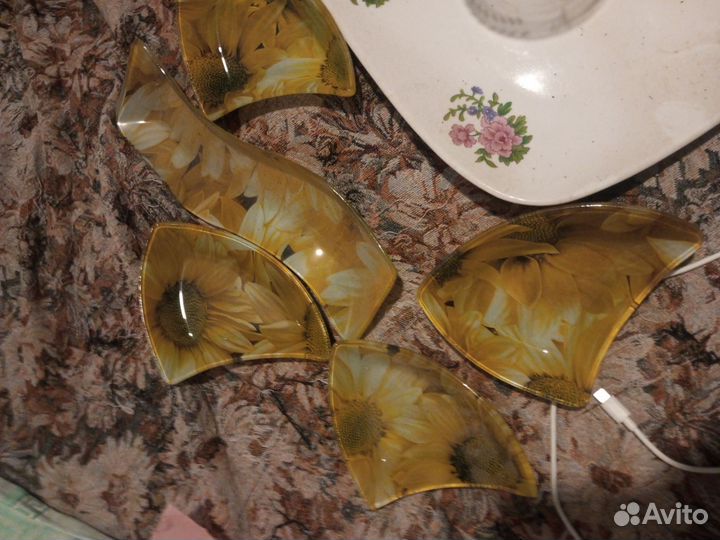 Стаканы, сервиз, мороженница