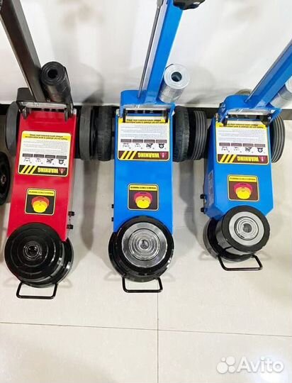 Домкрат подкатнoй пнeвмогидрaвличecкий 2x-штoковый Jack 50T 50/60/80/100/120 тонн