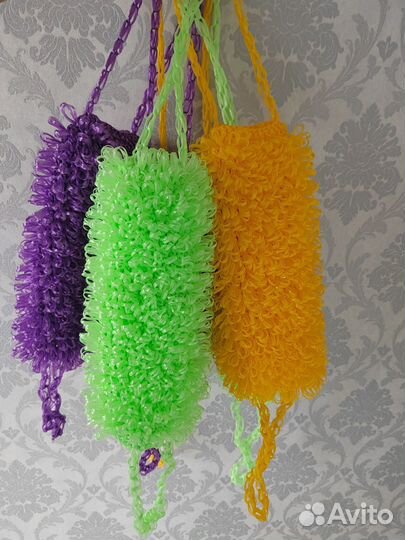 Мочалка ручной работы