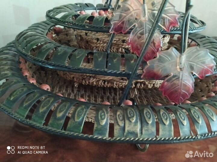 Вазы/ Корзины для фруктов Индонезия, 3в1, (3шт), h