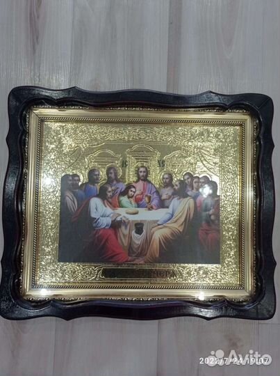 Икона большая 47*39 см современная