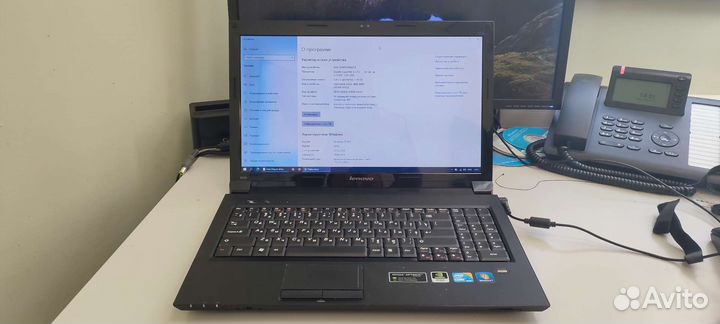 Ноутбук Lenovo B560, i5 580, 8Gb DDR3 dual ch