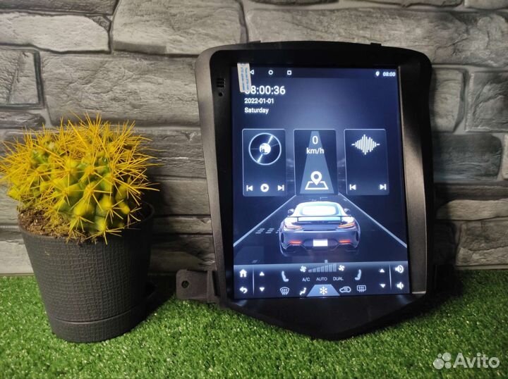 Магнитола в стиле Тесла на Шевроле Круз