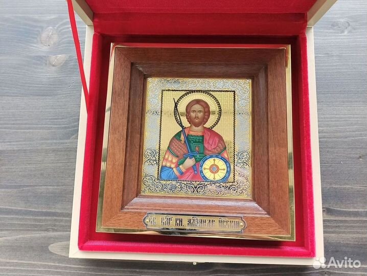 Подарочная икона Александр Невскй