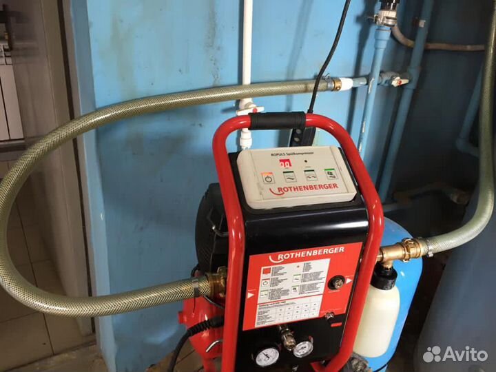 Промывка,опресовка отопления