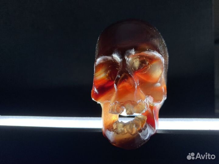 Череп из янтаря с острова Сумбава