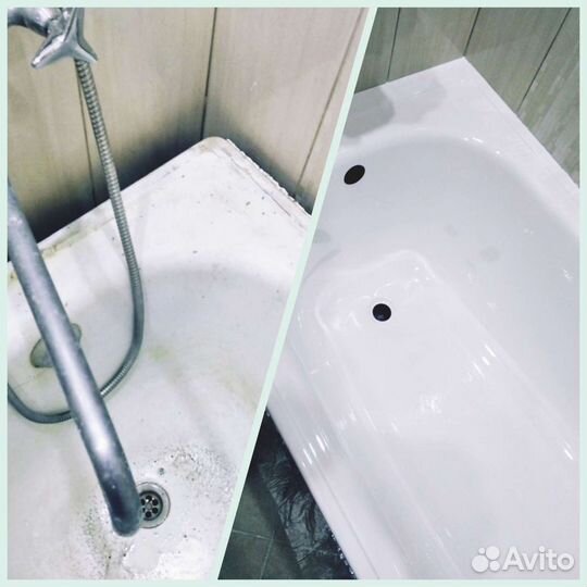 Реставрация ванн жидким акрилом в Волгограде