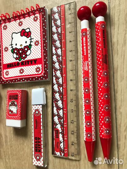 Пенал hello kitty с канцелярией