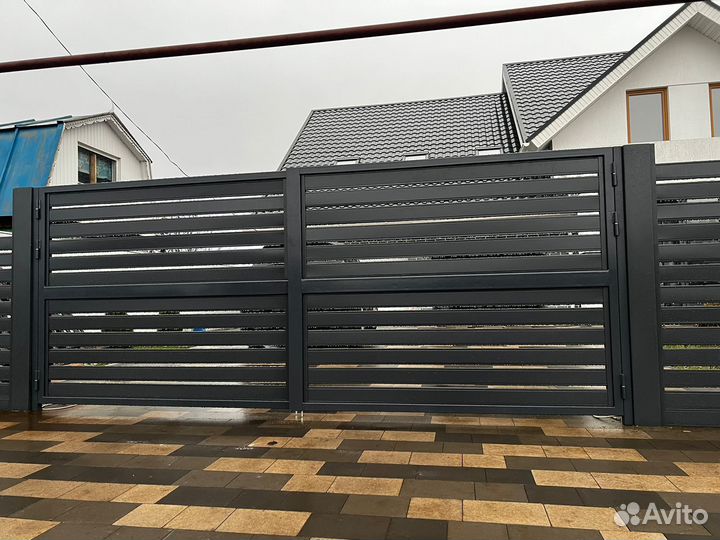 Металлический планкен, Забор-Ранчо