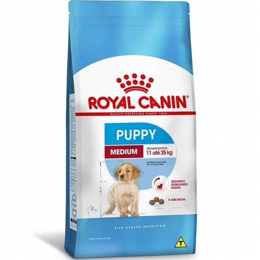 Корм для собак royal canin puppy medium