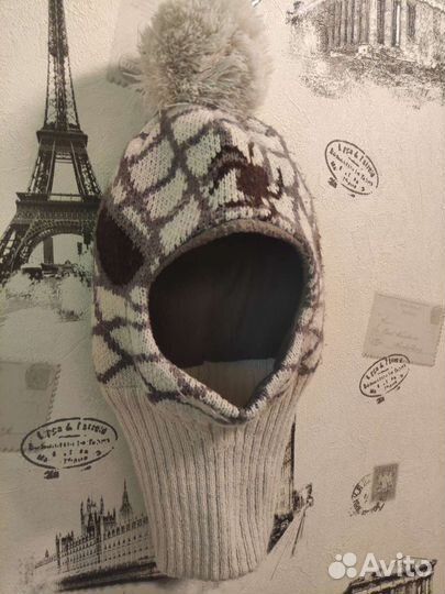 Шапка шлем для мальчика зима