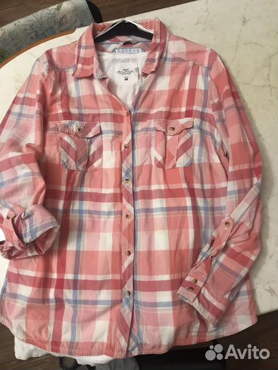 Рубашки и блузка жен хлопок M&S H&M A. Klein L XL