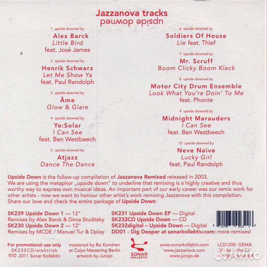 Jazzanova - Upside Down (1 CD)