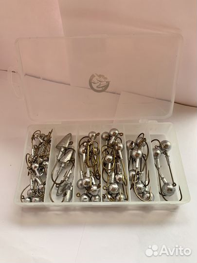 Набор Джиг-головок в пластиковой коробке