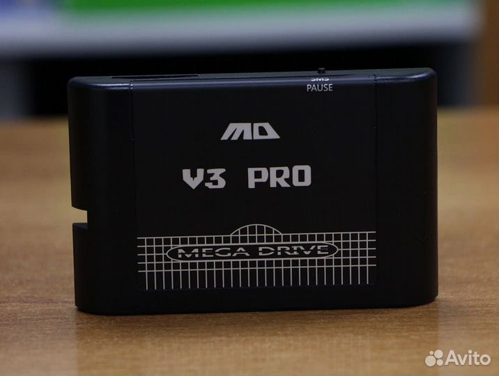 Флеш-картридж 16bit MD V3 PRO (кардридер)