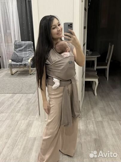 Слинг шарф diva milano 0+ для новорожденного