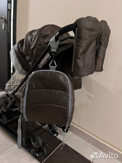 Санки коляска комбинированная Ника детям 7-5S