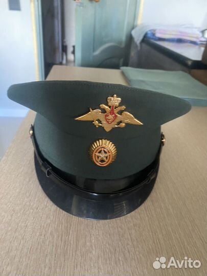 Фуражка офисная зеленая