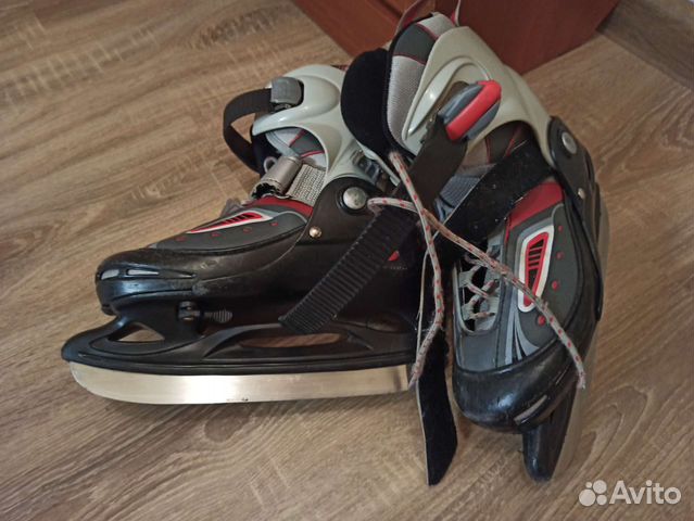 Коньки хоккейные детские раздвижные