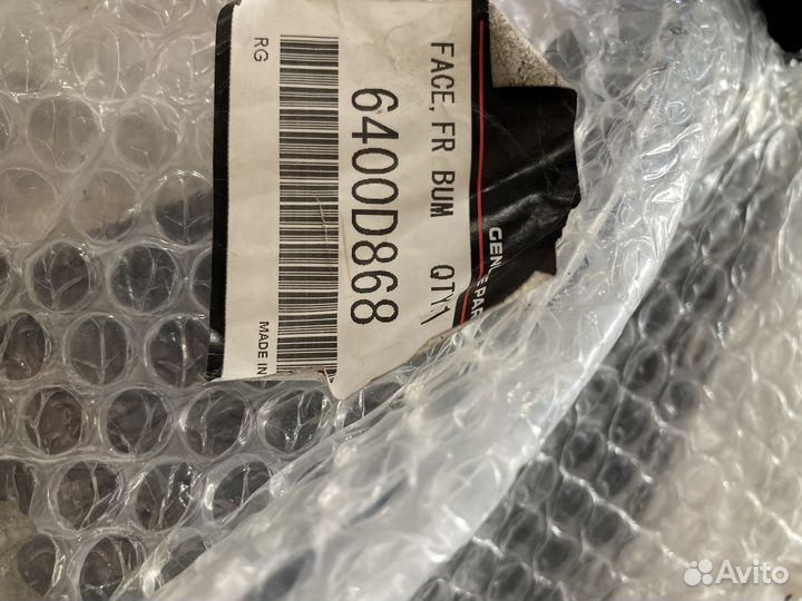 Бампер передний mitsubishi lancer 10