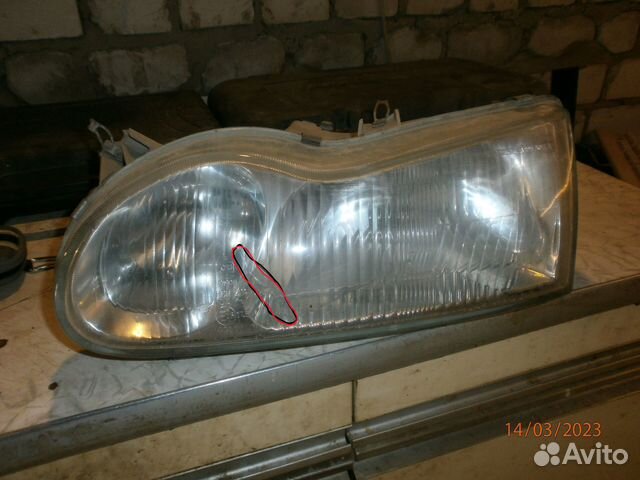 Левая фара sonata 3