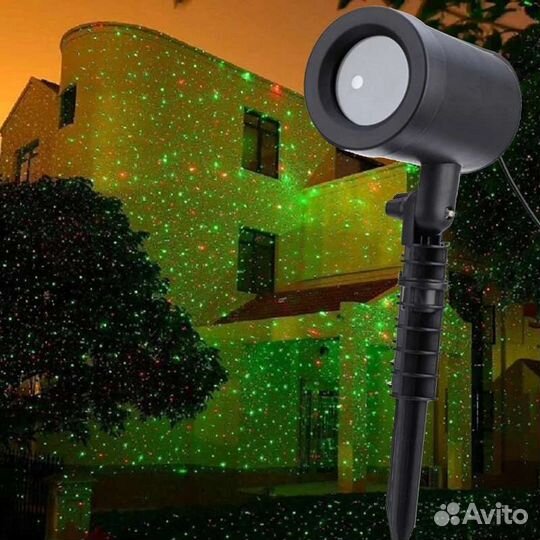 Новогодний лазерный проектор