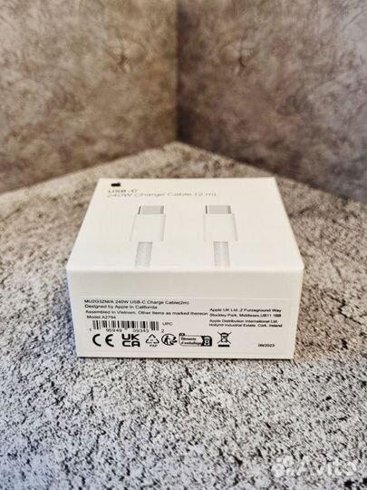 Провод USB-C USB-C Apple плетёный 2m 240w (новый)