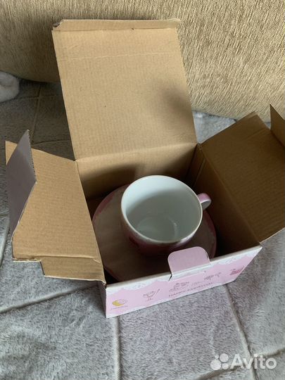 Чайный набор чашка + блюдце