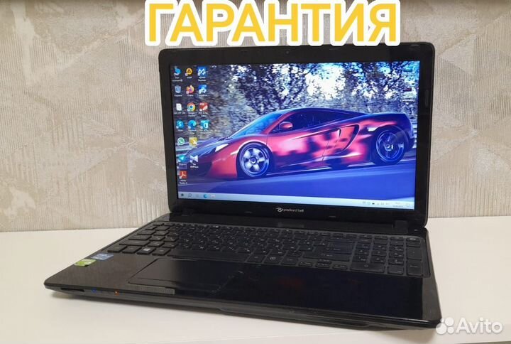 Ноутбук packard bell, Ram8Gb,SSD,HDD, гарантия