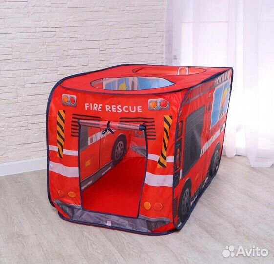 Палатка манеж машинка детская