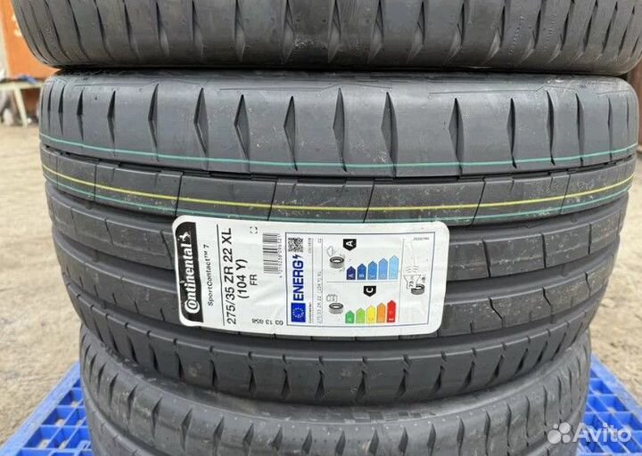 Continental ContiSportContact 7 275/35 R22 и 315/30 R22 107Y