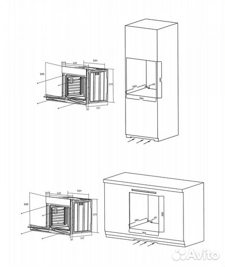 Электрический духовой шкаф новая