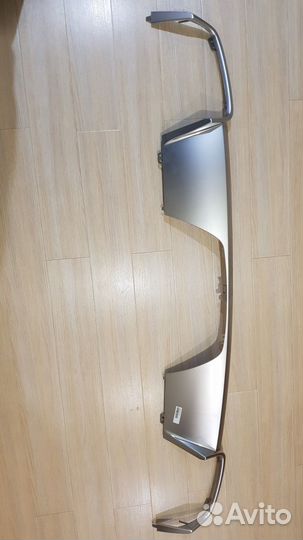 Хром защита заднего бампера Mercedes Benz W166