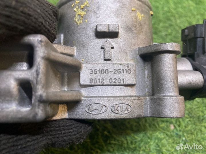 Заслонка дроссельная механическая Hyundai Sonata