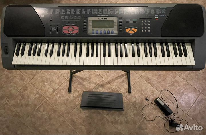 Синтезатор casio wk-1200