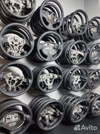 Руль Hyundai Santa Fe 3 перетянутый на обмен