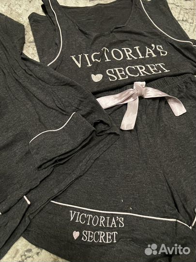 Victoria secret пижама хлопок