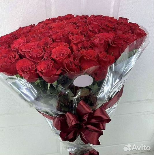 Длинные высокие розы 110 150 160 180 200 см