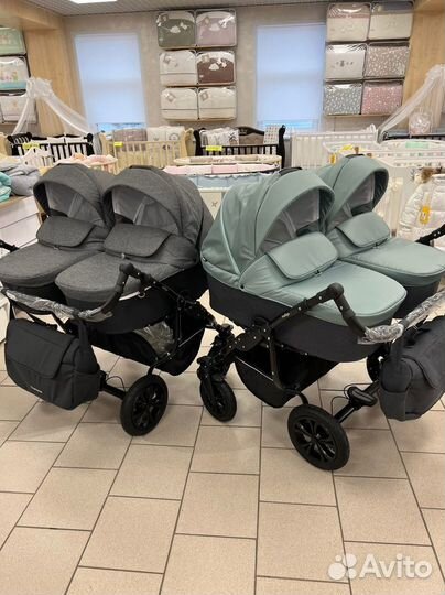Коляска для двойни 2 в 1