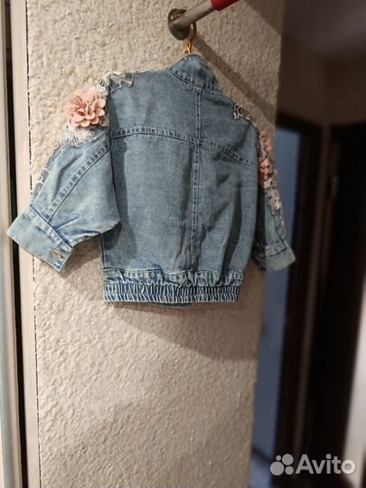 Джинсовка для девочки 110-116 р-р