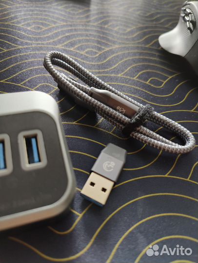 USB хаб Orico 3.2 gen 1 с кардридером