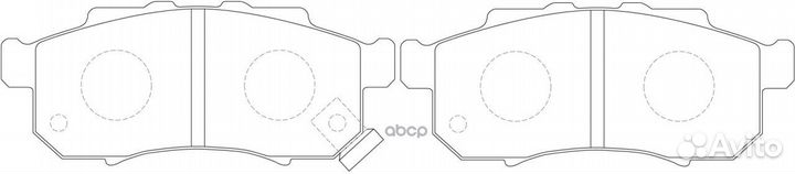 Колодки тормозные дисковые перед BP28336 SB