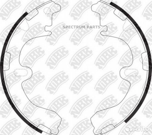 Колодки барабанные NiBK FN2285 nibk FN2285