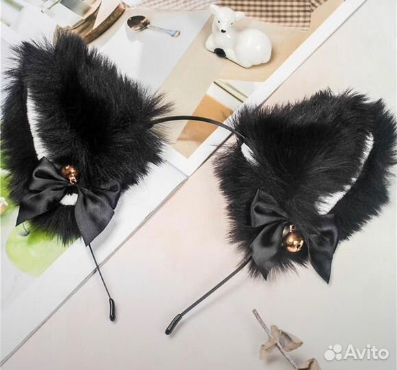 Ободок ушки кошки - аниме кошачьи ушки