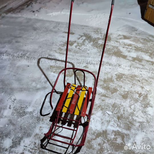 Детские санки с колесами