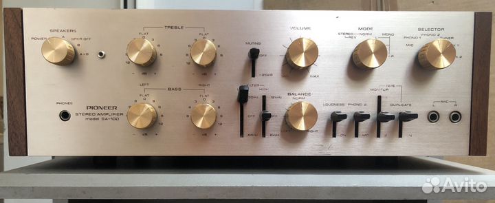 Pioneer SA-100 усилитель (Япония)