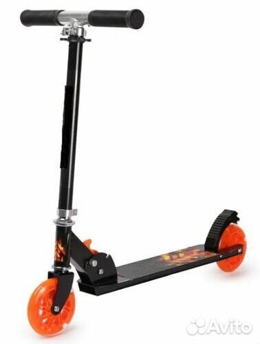Самокат с искрами новый