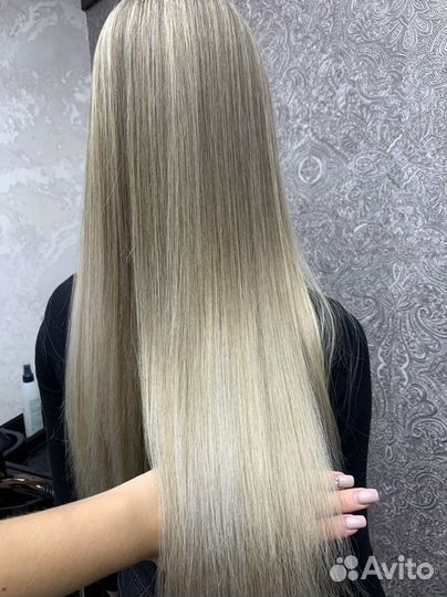 Модель на окрашивание волос